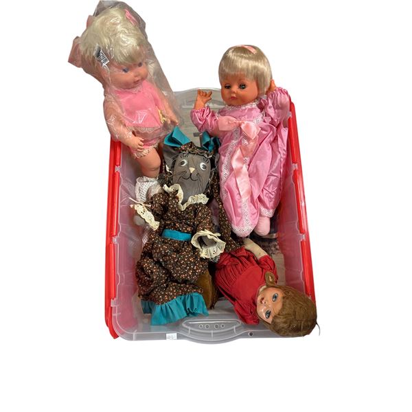 Assorted Vintage Dolls