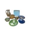 Image 1 : Variety Of Pottery Ware: Tureen, Bowls, Pitcher, Platters