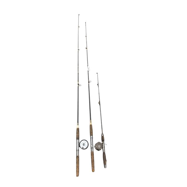 3 Vintage Fishing Rods: