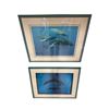 Image 1 : 2 Framed Aquatic Animal Prints: Dolphine & Whales By Mc Michael