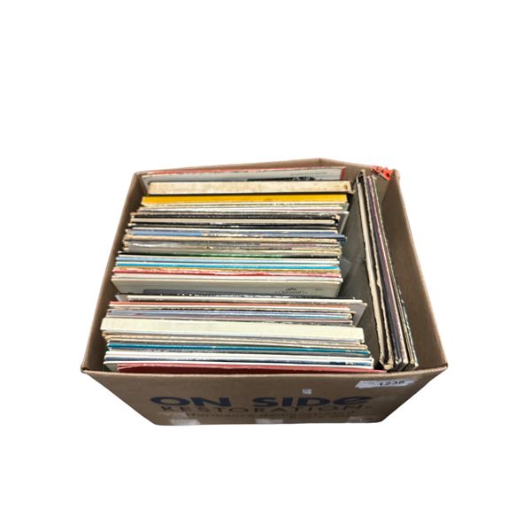 Case Of Assorted Vinyl Records