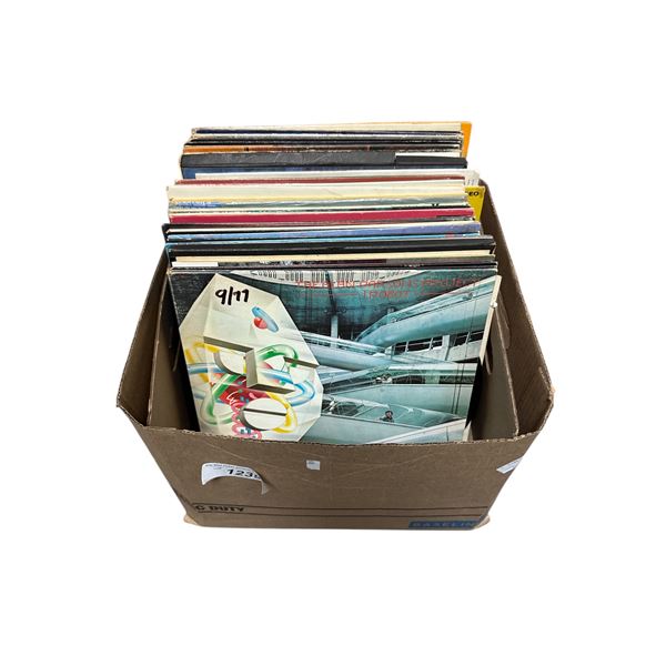 Case Of Assorted Vinyl Records