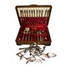 Image 1 : Vintage Case With Assorted Plated Cutlery