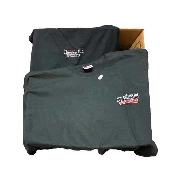 Assorted Sized Red Robinson Show Theater T-shirts (S, 2xl)