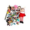 Image 2 : 2 Bins Of Assorted Toys: Mickey Mouse, Cars. Camera, Ping Pong Paddles, & More