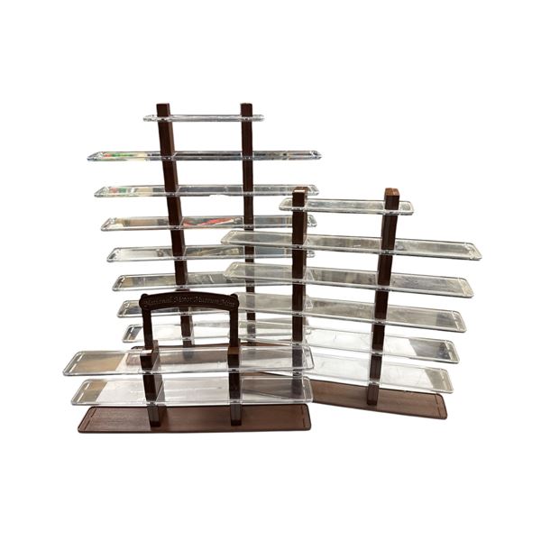 3 Model Car Display Shelves