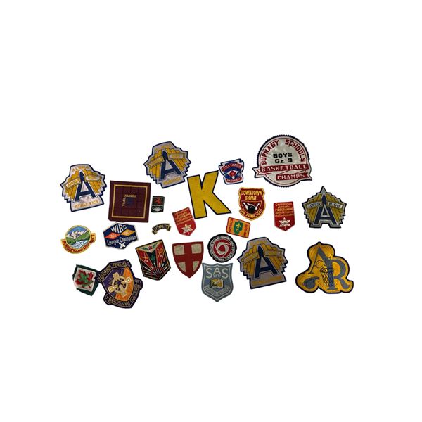 Assorted Vintage Patches: Sports, Highschool, Cities, & More