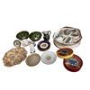 Image 1 : Assorted Vintage Collectibles: Chintz, Limoges, Teacups, Creamers, Wade, & More