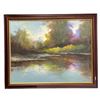 Image 1 : Vintage Original Oil On Canvas Painting Signed M. Moen