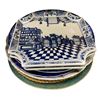 Image 1 : 8 Assorted Vintage Plates: Flown Blue, Delf, Aynsley, Royal Winton, & More