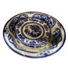 Image 1 : 7pcs Of Vintage Blue White Royal Doulton & Doulton Lambeth Porcelain Ware (Bowl & Plates)