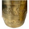 Image 2 : 3 Vintage Brass Floor Planters
