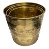 Image 3 : 3 Vintage Brass Floor Planters