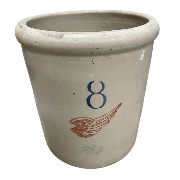 Vintage Red Wing Union Stoneware Crock #8