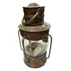Image 1 : Vintage Nautical "Anchor" Copper Oil Lamp