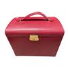 Image 1 : Red Faux Leather Jewellery Case