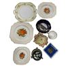 Image 2 : Assorted Porcelain Ware, Art Glass Stir Sticks, Plated Coasters: Chintz, Limoges, & More