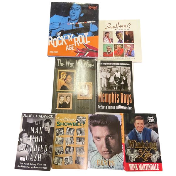 Lot of Mixed Books Elvis Showbill Winkling At life Memphis Boys and more