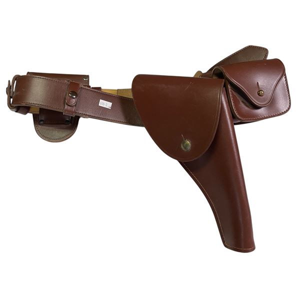 RCMP Sam Browne Dress Revolver Holster Belt and Pouches 34  86cm