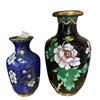Image 2 : Lot of 8 Chinese Perfume Bottles and Enamel Vases