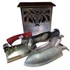 Image 1 : Antique Clothes Irons and Toaster