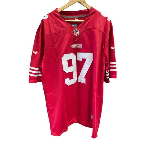 San Francisco 49'ers Nick Bosa #97 Football NFL Nike Jersey Size Large