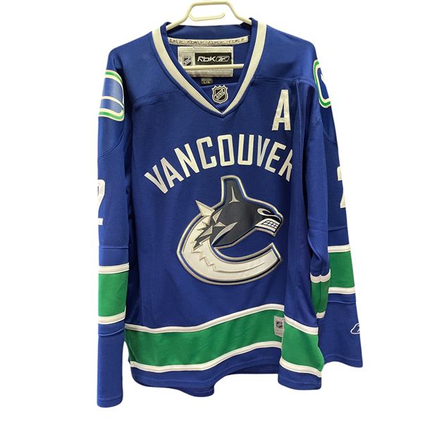 Vancouver Canucks Orca Ohlund #2 Reebok CCM NHL Hockey Jersey Size Large