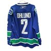 Image 2 : Vancouver Canucks Orca Ohlund #2 Reebok CCM NHL Hockey Jersey Size Large