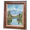 Image 1 : Scenic Oil Painting Signed Thelma S