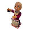 Image 2 : Lot of 3 Antique Battery Operated Toys Santa Drummer Elephant Drummer and Bartender