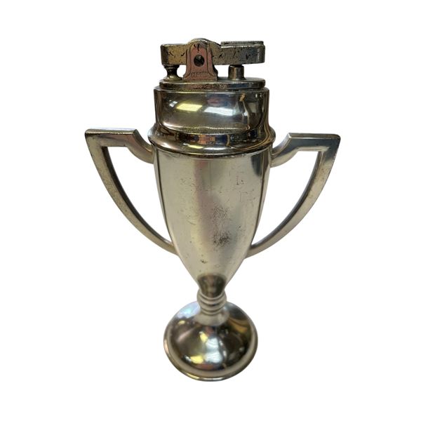 Vintage Silver Color Championship Trophy Lighter with
