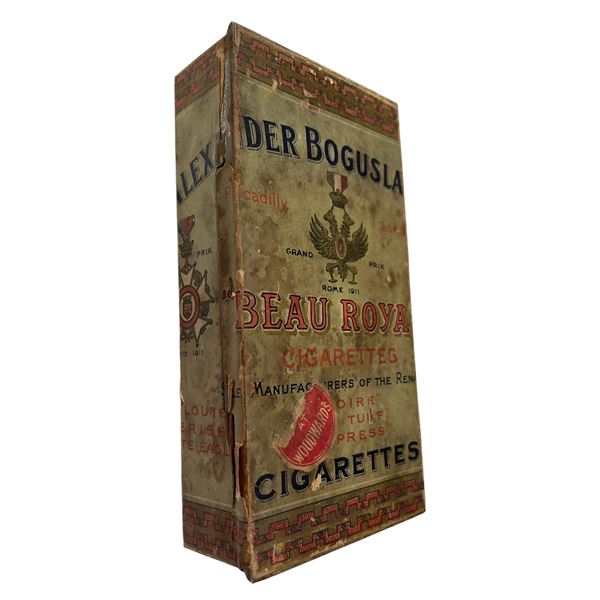 Alexander Boguslavsky ltd Beau Royal Egyptian Cigarettes Tin Box