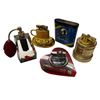 Image 1 : Lot of 2 table Lighters, 1 perfume Spray Bottle & 1 Bugler Metal Cigarette Case