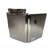 Image 2 : Vintage Classy Calibri Cigarette Case and Lighter Combo Silver Tone Monogrammed w Box