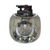 Image 2 : Lot of 3 Vintage Table Lighters Centennial Mills Acrylic, Art Deco Glass & Murano Glass