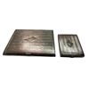 Image 2 : Evans Nickel Silver Cigarette Case and Match Box