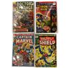 Image 1 : 4 Vintage Comic Books: Doctor Strange Sept 172, Iron Man/Captain America Aug 68, Captain Marvel Sept