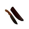 Image 1 : Vintage Carved Horn Handled Knife With Sheath