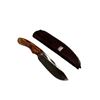 Image 2 : Vintage Carved Horn Handled Knife With Sheath