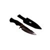Image 1 : Vintage Damascus Knife With Sheath