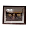 Image 1 : Vintage Framed Dock Scene By Wayne Mondok