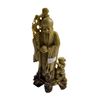 Image 1 : Vintage Carved Soapstone Wise Man Statue