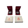 Image 1 : 2 Canadian 1974 Winnipeg 100th Anniversary Dollar Coins 23.3 grams 50% silver