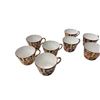 Image 2 : 8 Vintage Royal Crown Derby Tea Cups
