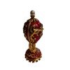 Image 3 : Joan Rivers Faberge Egg 2001 Inspired (Red With Purple Stone Accent)