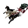 Image 2 : Vintage Cast Iron Three Horse Fire Engine