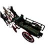 Image 3 : Vintage Cast Iron Three Horse Fire Engine