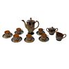 Image 1 : Japanese Dragon Tea Set 6 Cups and Saucers Milk and Sugar and Teapot