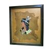 Image 1 : Framed Vintage First Nations Original Painting On Hide