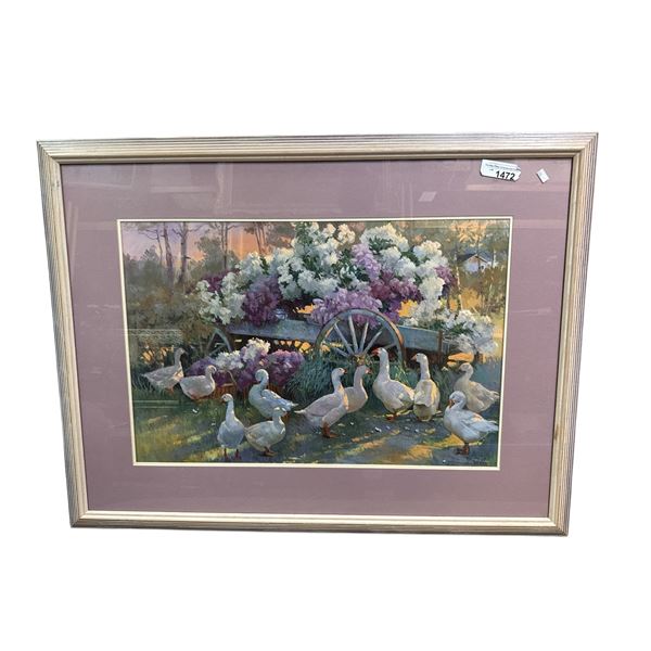 Framed Vintage Don Ricks Print